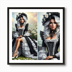 Victorian Lady 1 Art Print