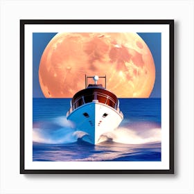 Full Moon In The Sky 37 Art Print