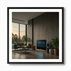 Modern Living Room 3 Art Print