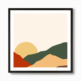 Landscape Painting. 1 Art Print