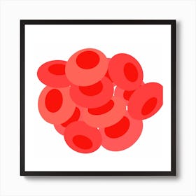 Red Blood Cells Art Print