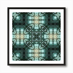 Modern Abstraction Watercolor Pattern 4 Art Print