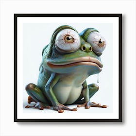 Frog-gy Art Print