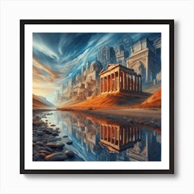 City In The Sky Art Print