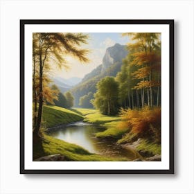 Autumn Landscape 17 Art Print