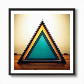 Triangle Art Art Print