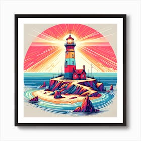 Lighthouse Art Print