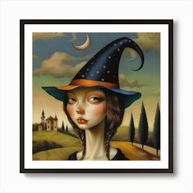 Witches Hat 2 Art Print