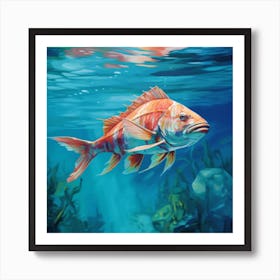 Fish out of School Art Print