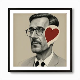 Default Man In Love 0 Art Print