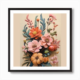 Floral Design 1 Art Print