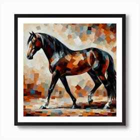 Horse Painting 6 Art Print