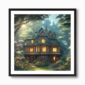 Fairytale House Art Print