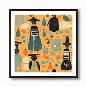 African Pattern Art Print