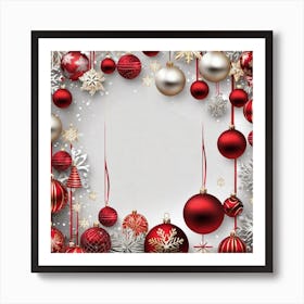 Christmas Frame Art Print