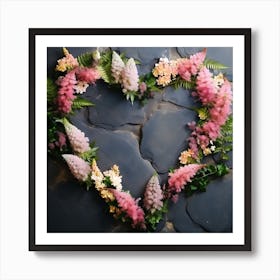 Heart Of Flowers 3 Art Print