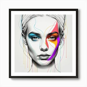 Portrait Of A Woman 10 Art Print