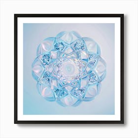 Abstract Flower Of Life Art Print