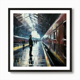 Train Station 3 Art Print