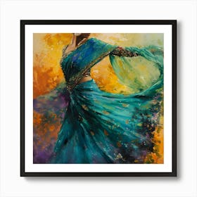 Indian Dancer 1 Art Print