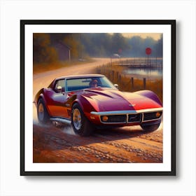Chevrolet Corvette Art Print