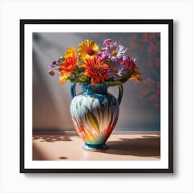 Vase Of Flowers 2 Art Print