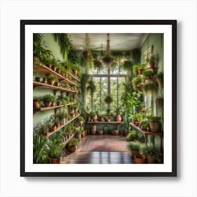 Room Full Of Plants Art Print