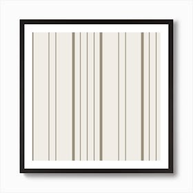 Striped Wallpaper Art Print