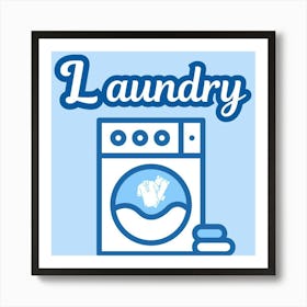 Laundry Machine Art Print