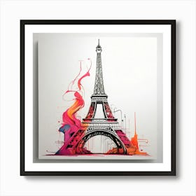 Paris Eiffel Tower 25 Art Print