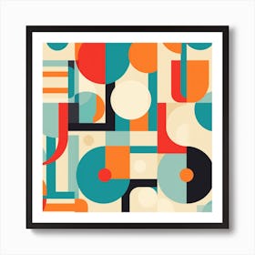 Abstract Geometric Pattern 35 Art Print