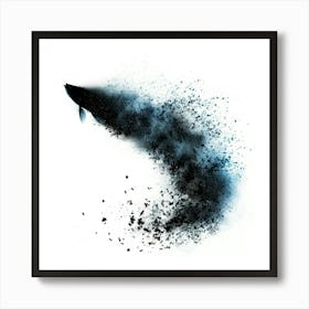 Whale In The Air Art Print