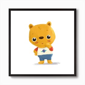 Cute Bear Art Print