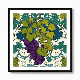 william morris Grapes And Vines Art Print