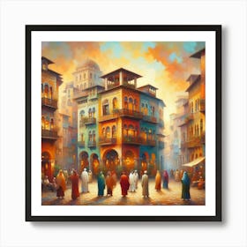 Arabic Street Art Print