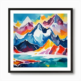 NEON ANTARTICA Art Print