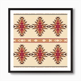 Navajo Pattern Art Print