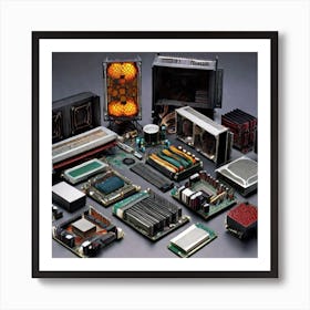 Computer Components 4 Art Print