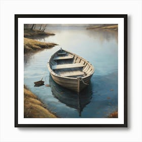 Boat In The Water Art Print 1 Art Print