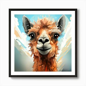 Llama 12 Art Print