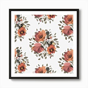 Floral Pattern 1 Poster