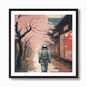 Asian Cherry Blossoms Art Print