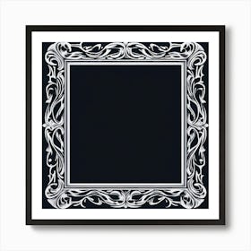 Ornate Frame Vector Art Print