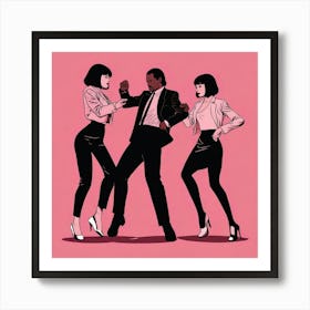 Pulp Fiction Dance Art Prints (1) Art Print