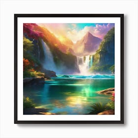 Waterfall 8 Art Print