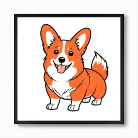 Corgi 33 Art Print