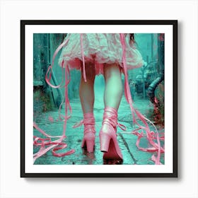 Pink Ribbons Art Print