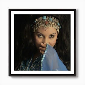 Beautiful Arabic Woman Art Print
