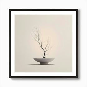 Tree In A Bowl Art Print