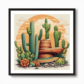 Mexican Hat 31 Art Print